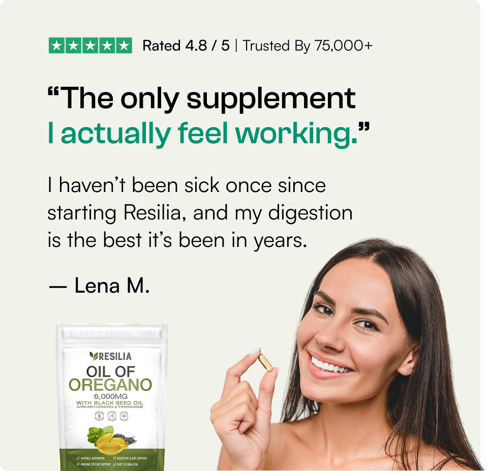Resilia® Oil Of Oregano Softgels