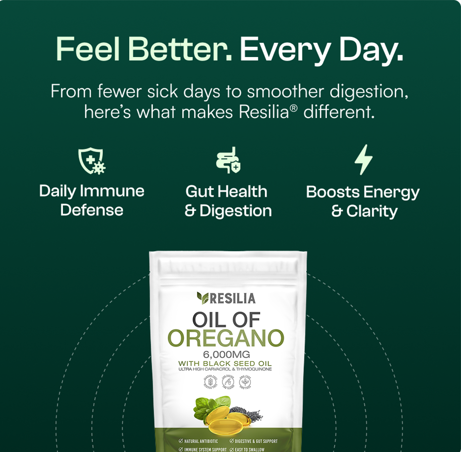 Resilia® Oil Of Oregano Softgels