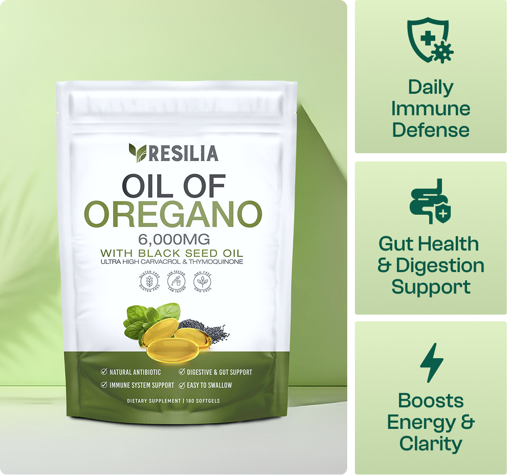 Resilia® Oil Of Oregano Softgels