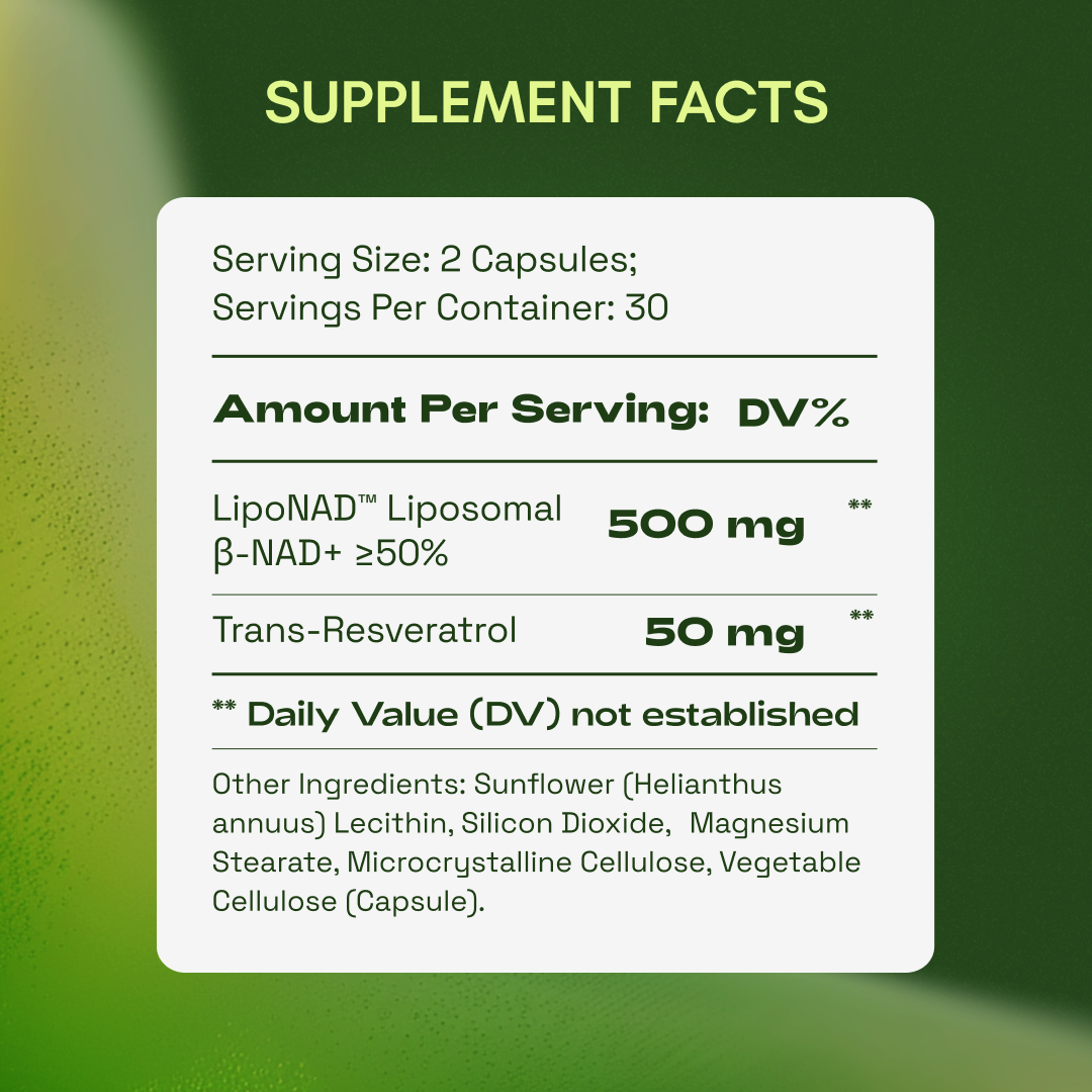 Cata-Kor NAD+ Advanced | NAD with Resveratrol